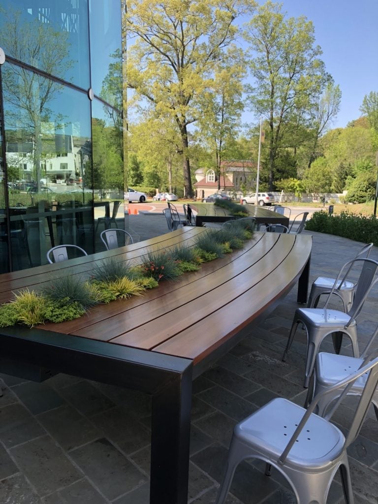 Nature Table Integral Design Consultant Lorell Frysh of Buckhead, Atlanta, GA